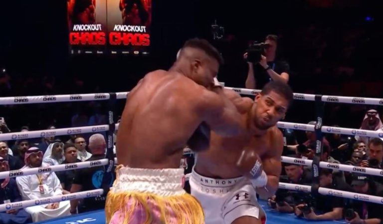 Anthony Joshua KO S Francis Ngannou In Round 2 Video BJPenn