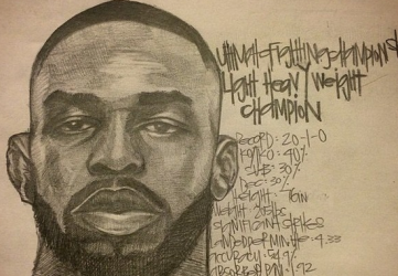 PHOTO | Jon Jones Shows Off Awesome Fan Art | BJPenn.com