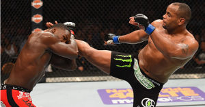 Daniel Cormier kicks Anthony Rumble Johnson, UFC 210