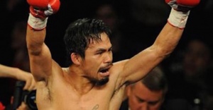 manny pacquiao celebrates