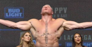 Brock Lesnar weigh-ins