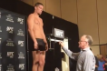 Nate Diaz weigh-in