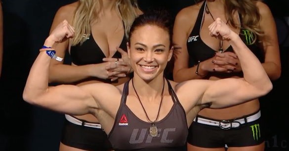 Video Michelle Waterson Strips Down To Her Birthday Suit For The New Espn Body Issue 9928