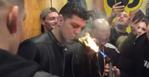 Nick Nate Diaz blunt smoke marijuana