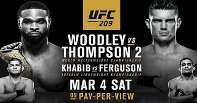 UFC 209 Woodley vs. Thompson 2: Official Fight Card | BJPenn.com