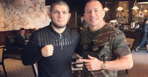 Khabib Nurmagomedov and Georges St-Pierre