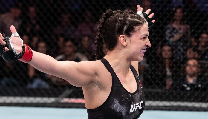 What time is the Mackenzie Dern vs. Angela Hill fight tonight