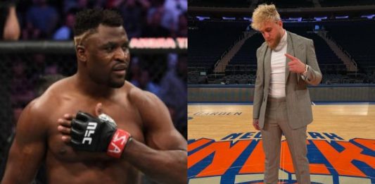 Francis Ngannou Jake Paul