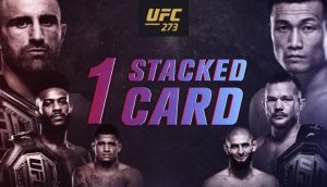 UFC 273, Results