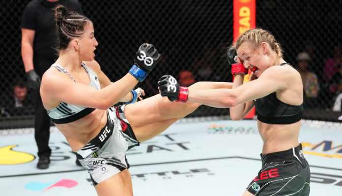 Maycee Barber says the people who thought she lost at UFC San Antonio are “uneducated,” remains focused on getting rematch with Alexa Grasso thumbnail