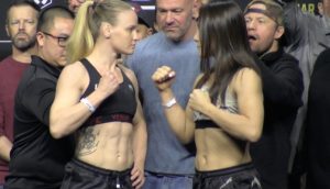 Alexa Grasso and Valentina Shevchenko.