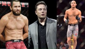 Elon Musk, Jorge Masvidal and Sean Strickland