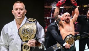 Georges St-Pierre and Alexander Volkanovski.