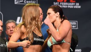 Ronda Rousey and Cat Zingano