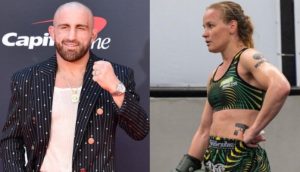 Alexander Volkanovski and Valentina Shevchenko