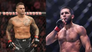 Dustin Poirier and Islam Makhachev