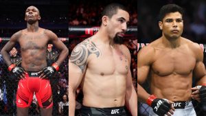 Israel Adesanya, Robert Whittaker, Paulo Costa