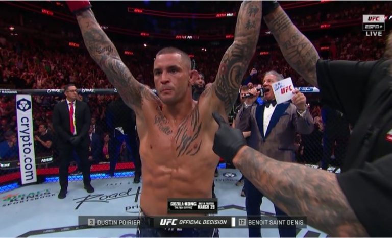 Pros react after Dustin Poirier KO's Benoit Saint-Denis at UFC 299 ...