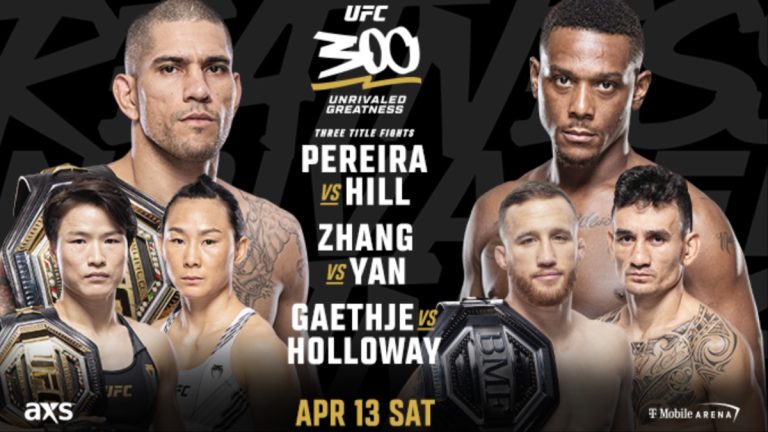 UFC 300: 'Pereira vs. Hill' Live Results and Highlights | BJPenn.com