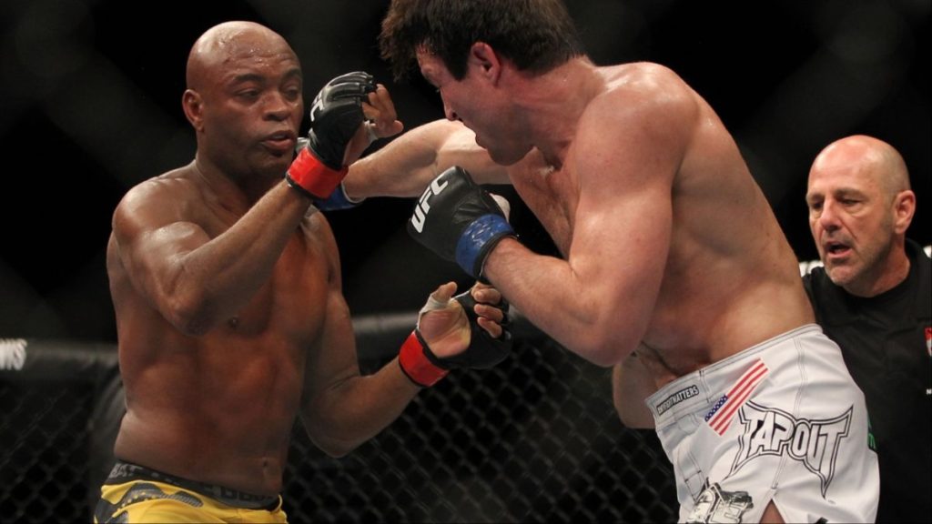 Anderson Silva and Chael Sonnen