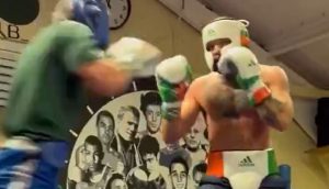 Conor McGregor sparring