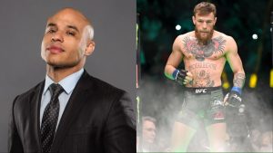 Ali Abdelaziz and Conor McGregor