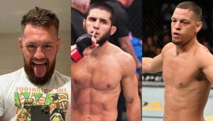 Islam Makhachev, Conor McGregor, Nate Diaz, UFC 302, UFC