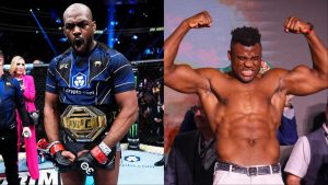 Jon Jones and Francis Ngannou