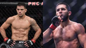 Rafael dos Anjos and Islam Makhachev