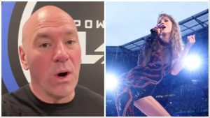 Dana White and Taylor Swift