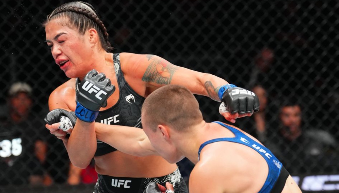 Rose Namajunas reacts to viral eyelash punch vs. Tracy Cortez at UFC Denver | BJPenn.com