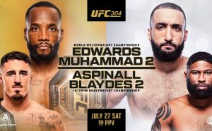 UFC 304, Edwards vs. Muhammad, Results, UFC