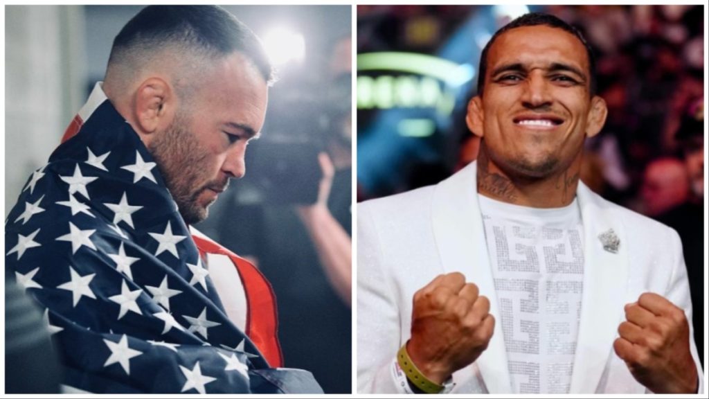 Colby Covington and Charles Oliveira