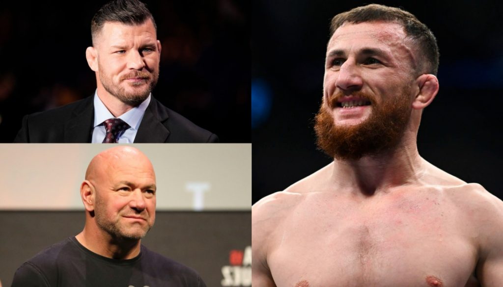 Michael Bisping, Dana White, Merab Dvalishvili