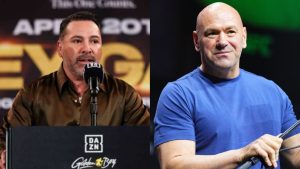 Oscar De La Hoya and Dana White