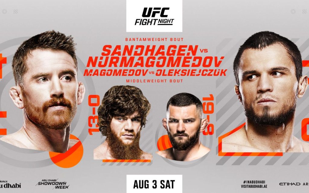 UFC Abu Dhabi, Cory Sandhagen, Umar Nurmagomedov, UFC, Results