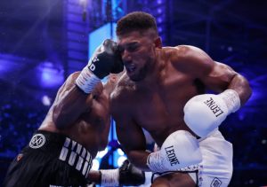 Anthony Joshua punched by Daniel Dubois