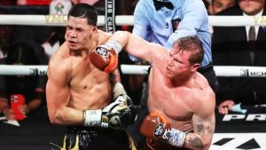 Canelo Alvarez and Edgar Berlanga