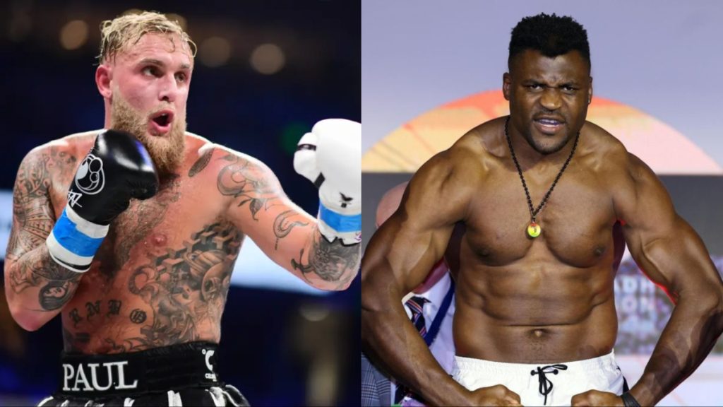 Jake Paul and Francis Ngannou