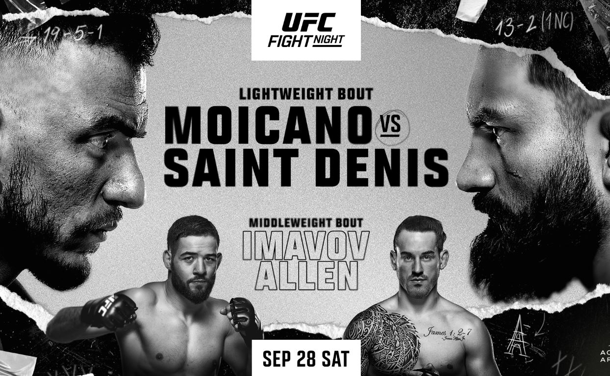 UFC Paris, Moicano vs. Saint Denis, UFC, Results