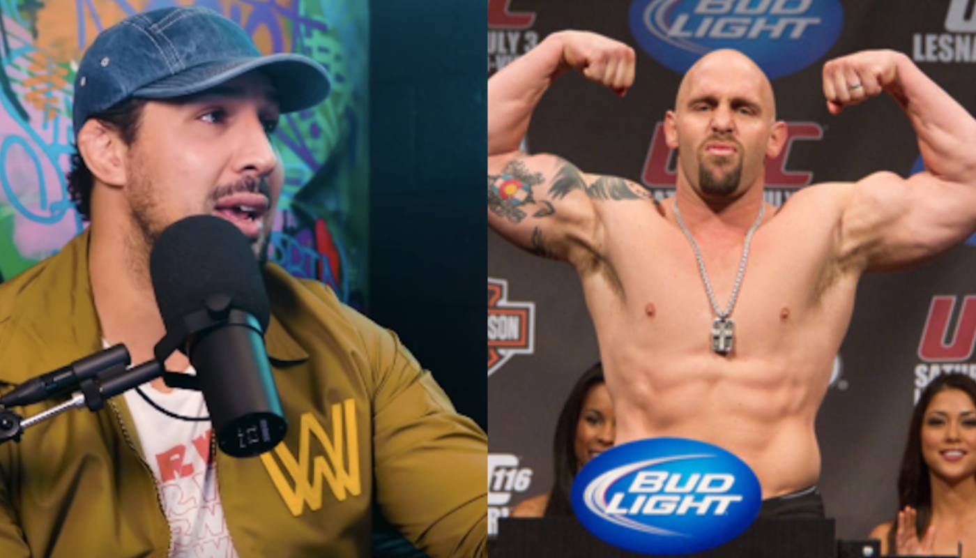 Brendan Schaub tears up offering health update on former teammate Shane