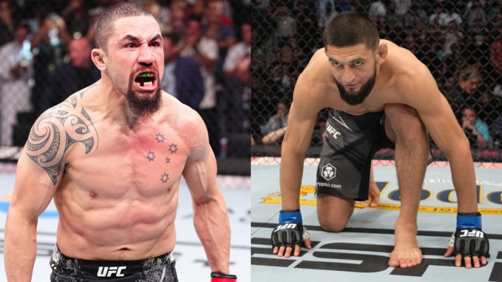 Robert Whittaker and Khamzat Chimaev