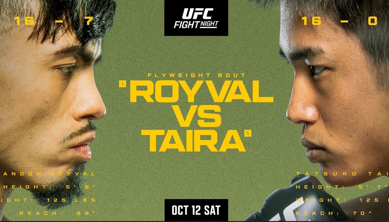 UFC Vegas 98, Royval vs. Taira, UFC, Results