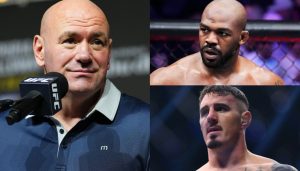 Dana White, Jon Jones, Tom Aspinall