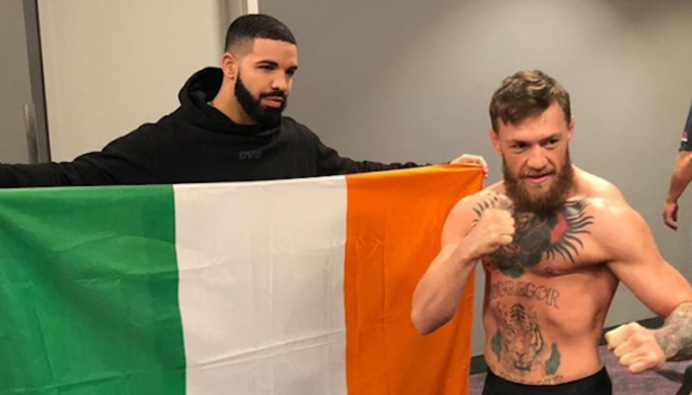 Drake names Nate Diaz and Conor McGregor as his all-time favorite UFC fighters: “I love him with all my heart” thumbnail