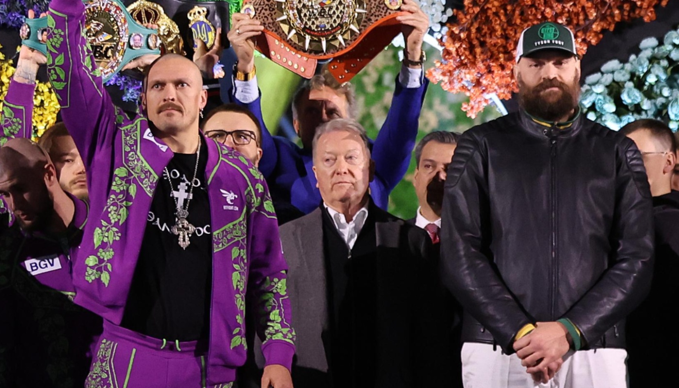 Oleksandr Usyk vs. Tyson Fury 2 weigh-in results: ‘The Gypsy King’ to have 55-pound weight advantage thumbnail