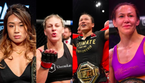 Angela Lee, Kayla Harrison, Weili Zhang, Cris Cyborg, MMA, ONE Championship, UFC, PFL, Bellator