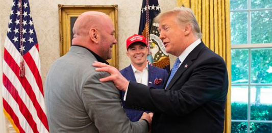 Colby Covington, Dana White, Donald Trump