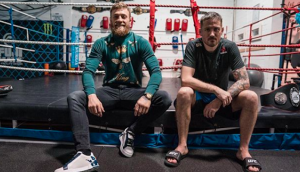 Conor McGregor, John Kavanagh, Khabib Nurmagomedov