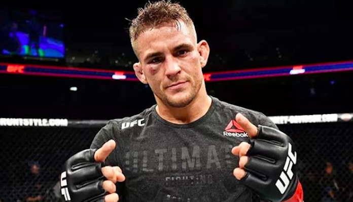 Dustin Poirier suggests Charles Oliveira fight Michael Chandler for a vacant lightweight title